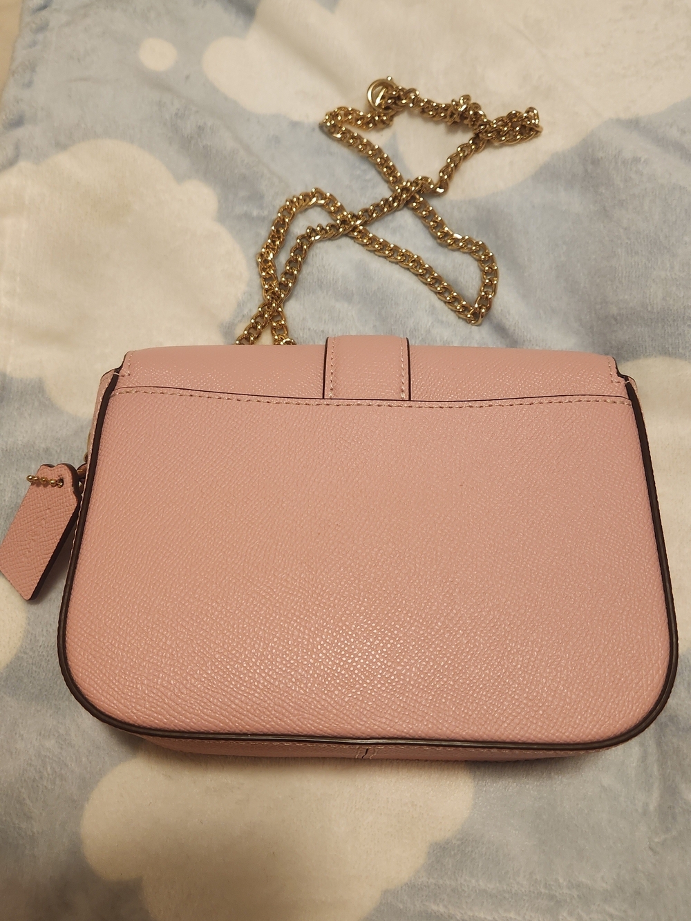 Coach Gemma Pink Leather Pearl Buckle Crossbody Bag - Picture 6 of 8